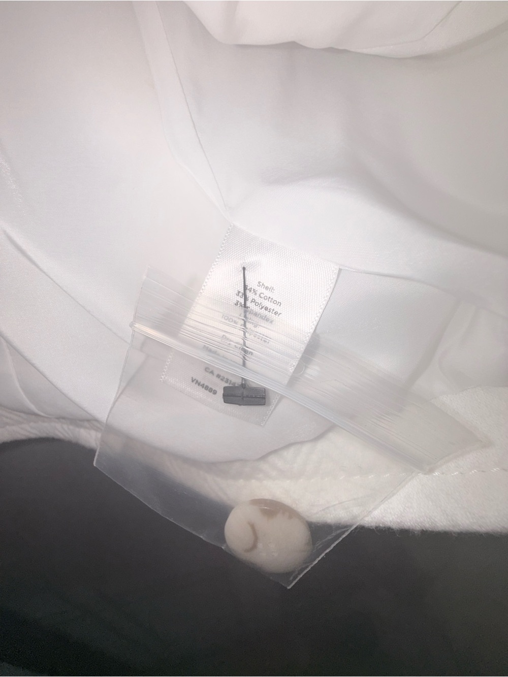 Talbots Cream Textured Two-Button Blazer - Picture 6 of 11